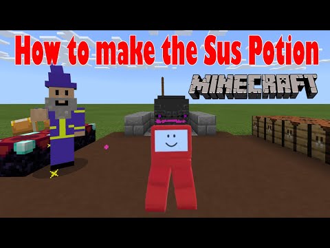 How to make the SUS Potion in Minecraft | Wacky Wizards