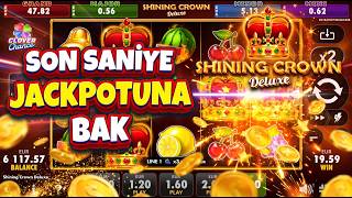⭐️ SON SANİYE JACKPOTUNA BAK ⭐️ SHINING CROWN DELUXE ⭐️ EGT SLOT OYUNLARI #slot 