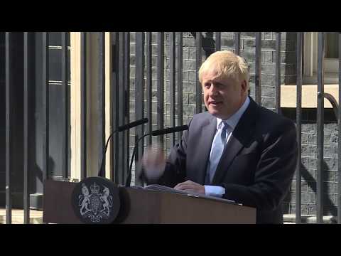 Boris Johnson makes first speech as UK Prime minister