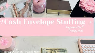✨Cash Envelope Stuffing $935 💸| July Paycheck #5| Sinking Funds + Saving Challenges | #budget #save 