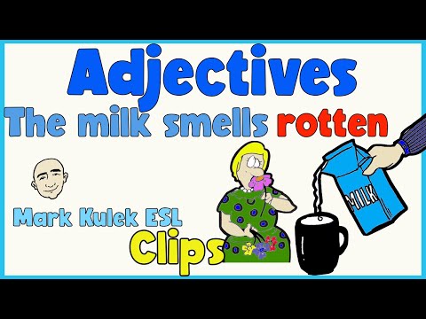 Adjectives | English Speaking Practice (clips) | Mark Kulek ESL