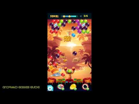Angry Birds POP Bubble Shooter: Level 56: Walkthrough (3 STARS) HD