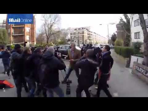 Jeremy Clarkson leaves London home as he...