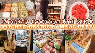 GROCERY HAUL 2025 + KITCHEN RESTOCK & MEALPREP | SELLE DESHIRO FRIDGE RESTOCK & ORGANIZE WITH ME