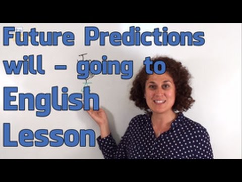 Future Predictions Will and Going To English Grammar Lesson Pre Intermediate
