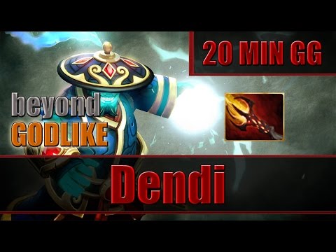 Dendi plays Storm Spirit 20 MIN GG - Dota 2