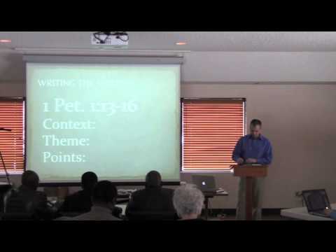 Seminar: Preparing Expository Sermons