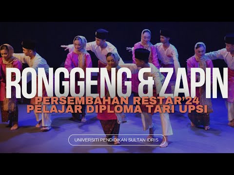 MEDLEY RONGGENG & ZAPIN MELAYU | RESTAR'24 PELAJAR DIPLOMA TARI UPSI | ASLI INANG JOGET ZAPIN