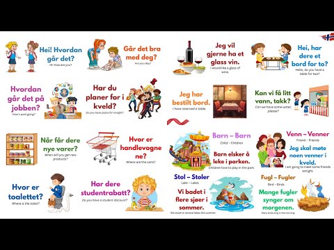 Learn Norwegian Fast | 1-Hour Beginners Tutorial A1-B1