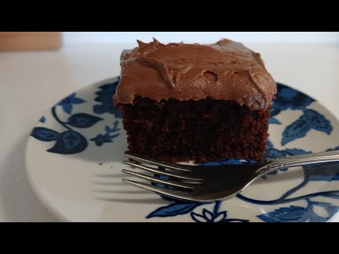 WACKY CAKE! DEPRESSION ERA AND WWII - RECIPE INCLUDED - NO EGGS, MILK, BUTTER