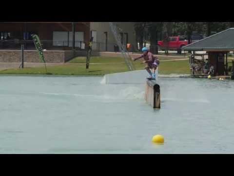 Wakeboarding: How do you land a frontside 360 off a rail?