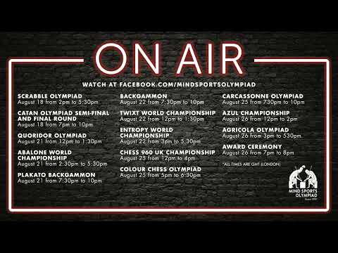 Mind Sports Olympiad 2019 - Award Ceremony