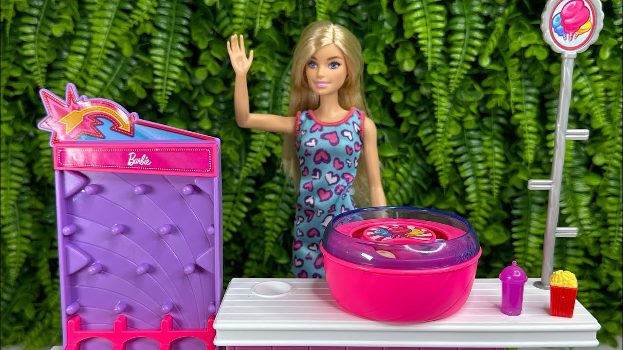 Barbie Mysteries: Beach Detectives Malibu 🌴 Cotton Candy Game Playset