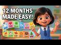 Months Of The Year Holidays Learning Videos For Kids 2025 Toddler Learning Fun Educational