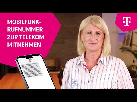 Handynummer zur Telekom mitnehmen - So funktioniert's!