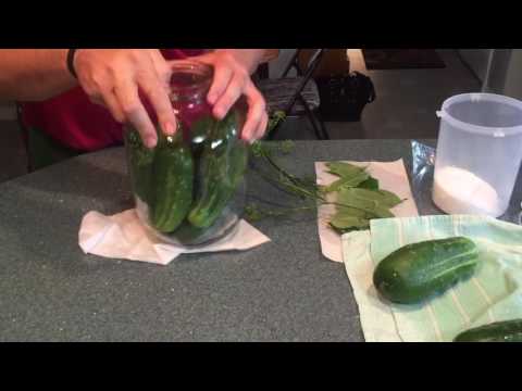 How to make cherry leaf pickles