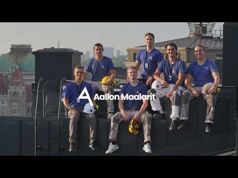Aallon Maalarit – kattomaalausvideo Mikonkadulta