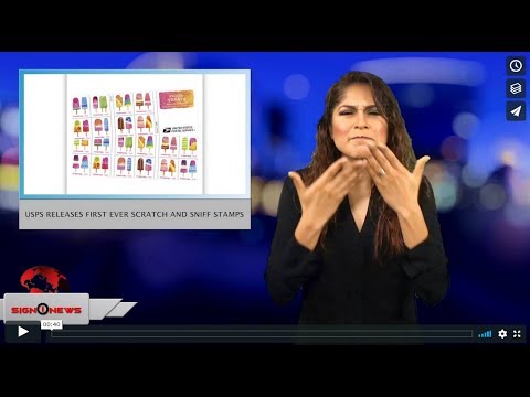 USPS releases first ever scratch and sniff stamps (ASL - 6.20.18)