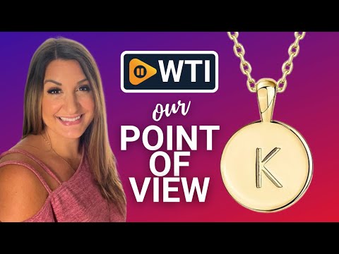 PAVOI 14K Gold Plated Initial Letter Pendant Necklace for Women | Gold Alphabetical Initial Necklace Yellow Gold - K - WTI product video review
