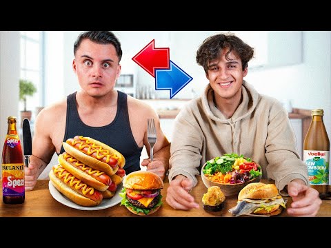 Ich tausche mit meinem kleinen Bruder Essen für 24 H