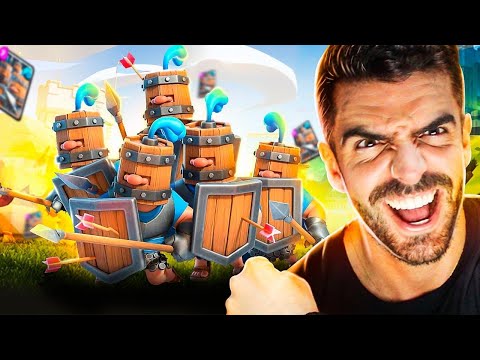 TESTEI O NOVO DECK DE RECRUTAS REAIS NO CLASH ROYALE!