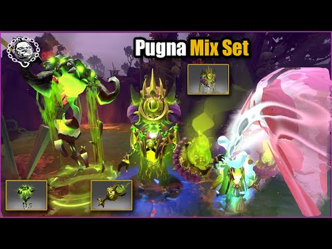 DOTA 2 Pugna Immortal Mix Set Eye of Ix'yxa + Chalice of Ix'yxa + Draining Wight
