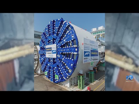 Tunnel boring machine makes breakthrough at CBBT