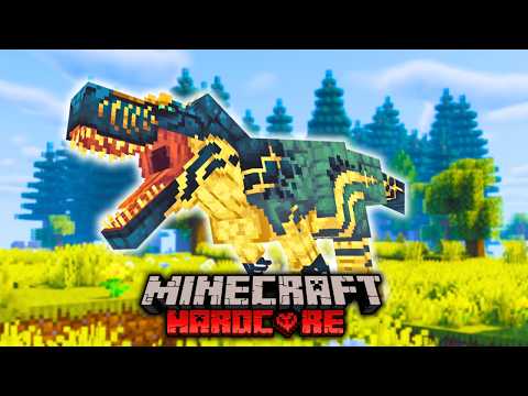 Minecraft Hardcore'da 100 Gün DİNOZOR ÇAĞINDA Hayatta Kalmak!