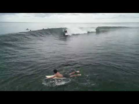 Surfing Real, Quezon (Typhoon Jenny)
