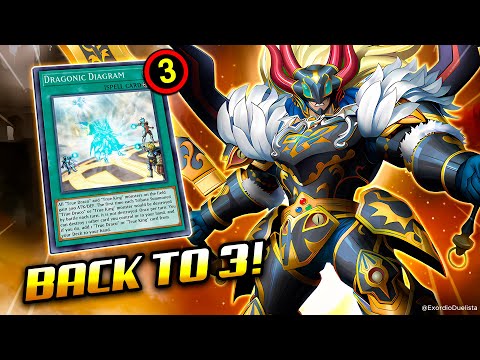 TRIPLE DIAGRAM & NEW SUPPORT❗ TRUE DRACO deck Post September 2025 BANLIST 🚫 | MDPRO3 Replays
