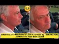 🥹 Emotional Jose Mourinho Is Given A Farewell By The Roma Fans As He Leaves After Been Sacked