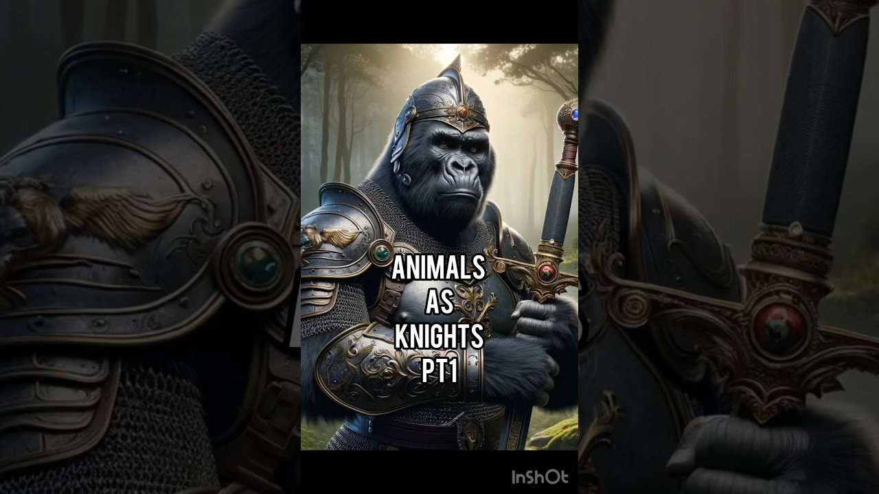 Ai draws animals as knights