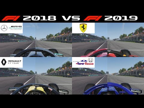 F1 2018 VS F1 2019: Engine sound comparison