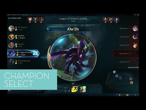 Testing Out League Of Legend's New Champion Select