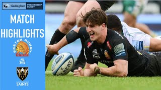 Match Highlights - Exeter Chiefs vs Northampton Saints Gallagher Premiership round 11 video