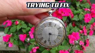 Trying to FIX an OLD Antique POCKET WATCH