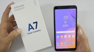 Samsung Galaxy A7 (2018) Triple Camera Setup Unboxing &amp; Overview