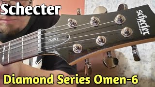 Video thumbnail for Unveiling my new Schecter Omen-6 Diamond Series Guitar by Steve Reaves Music