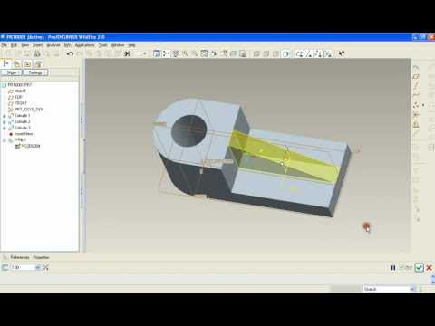 Pro/Engineer ( Creo) beginner tutorial 1
