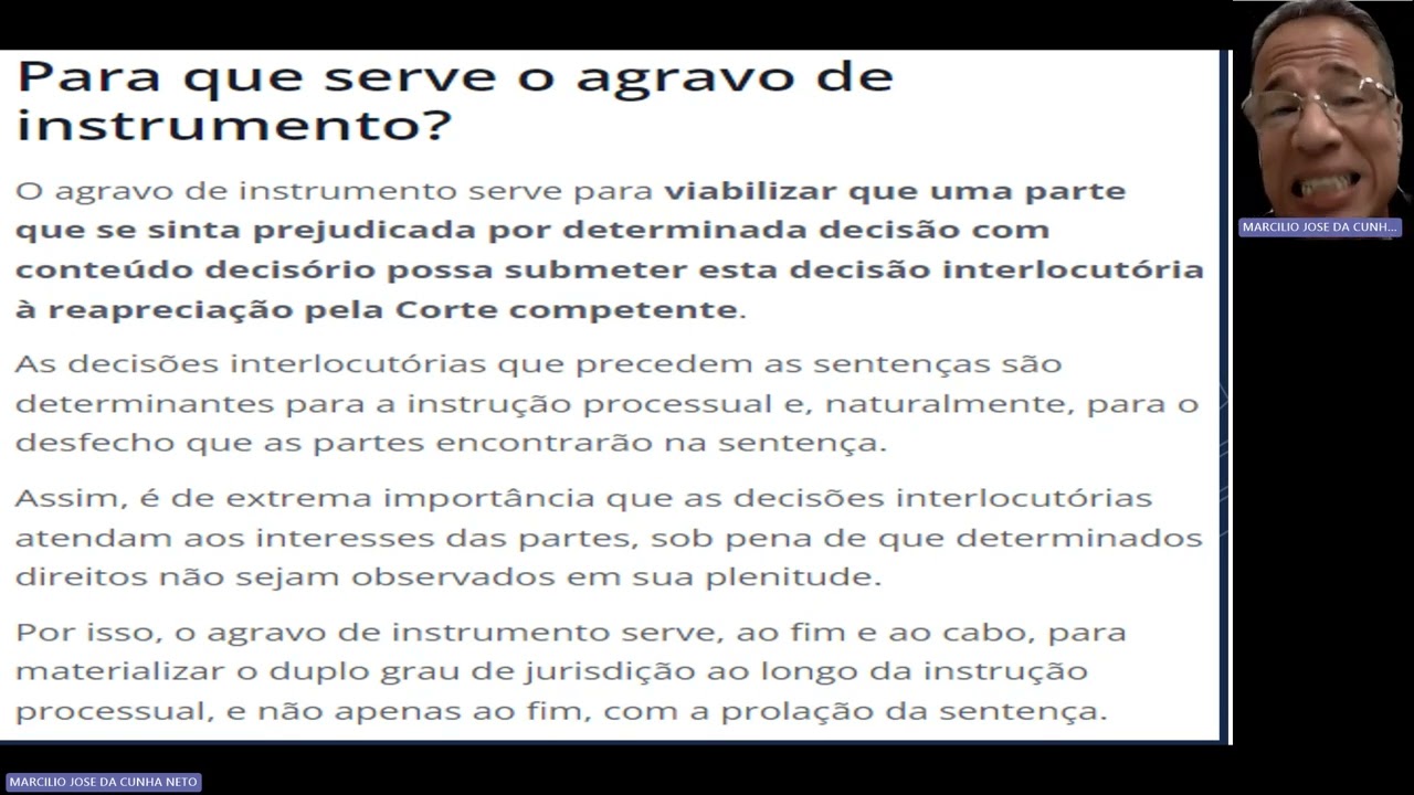 EP1 - TRILHA DE APRENDIZAGEM   AGRAVO DE INSTRUMENTO