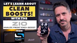Video thumbnail for The Source Audio Zio - The LAST Clean Boost Pedal for Guitar you may ever need! by Corey Congilio