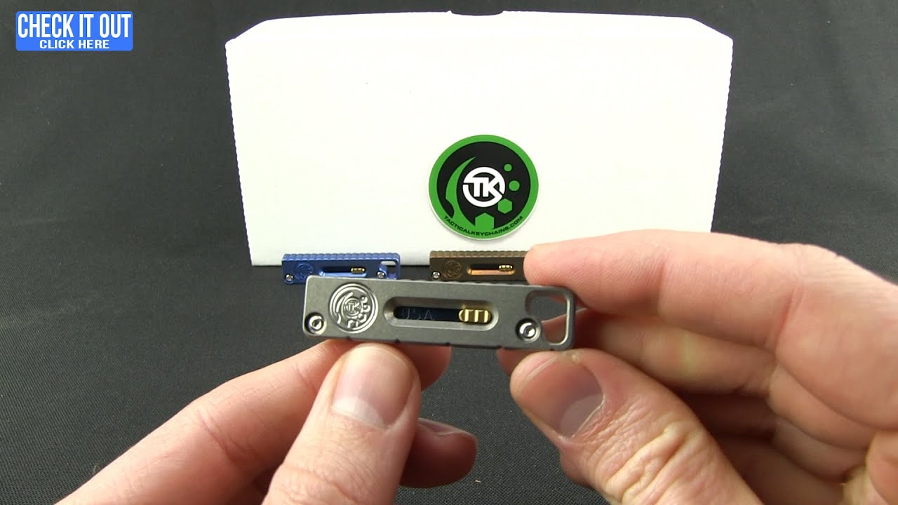 TUKK XL tactical keychains 田村装備開発 Tactical Keychains TUKK Titanium Utility Keychain Knife