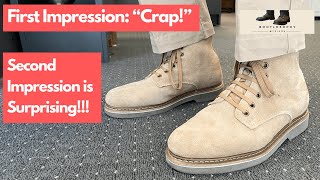 Golden Fox Boondockers Service Boot &quot;Pro&quot; in Sand Suede is a very surprising budget GYW boot.