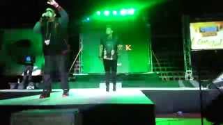 Silvio Mora y Eddy K en Festival Karaoke en Santiago Rodriguez