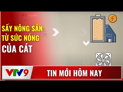 Sấy nông sản từ sức nóng của cát