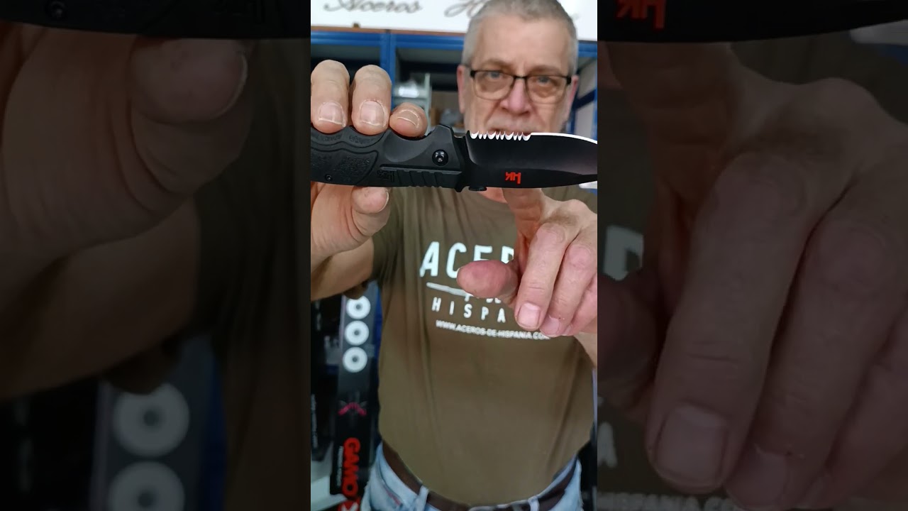 Couteau tactique SFP All Black Heckler & Koch