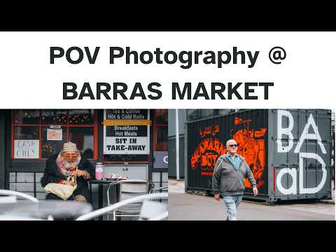 Exploring Glasgow's Bustling Barras Market Through My 85mm Lens!