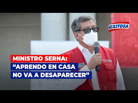 🔴🔵Ministro Serna: “Aprendo en Casa no va a desaparecer, tiene que ser un trabajo complementario”