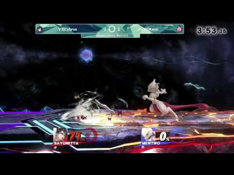 SOS22 Winners Semis - V3|Cybrus (Bayonetta/Ness) vs PoW!|Kami (Mewtwo) Part 2