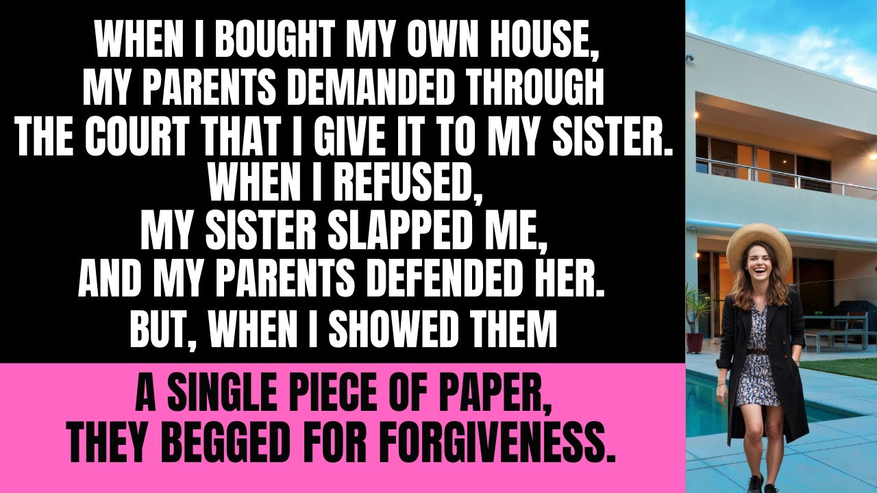 Parents Demand I Give My New House to My Sister But I Won’t Let My Sister Take What’s Mine...